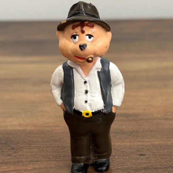 VINTAGE 1983 Ideal Alvin & The Chipmunks UNCLE HARRY 2.75" PVC Toy Figure Topper - Picture 1 of 10